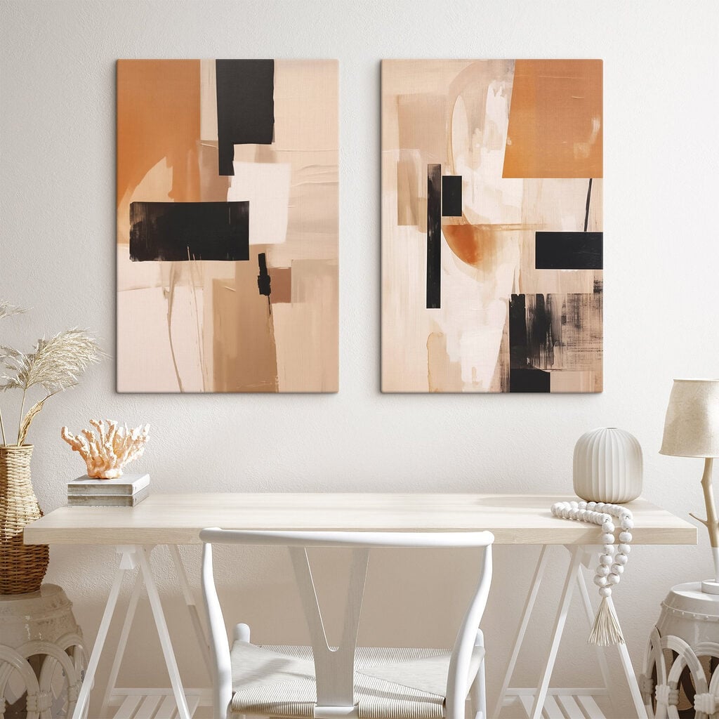Painting of a couple of squares