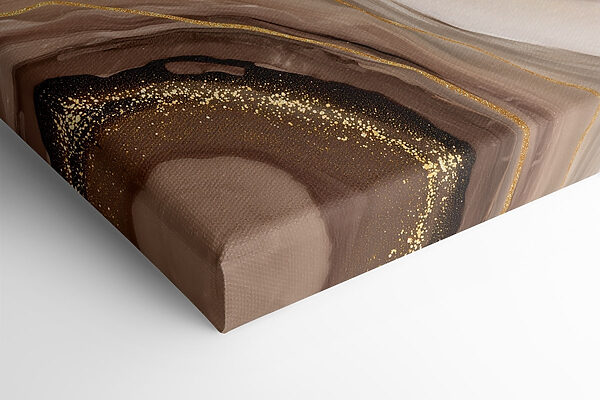 Flowing layers of earthy tones
