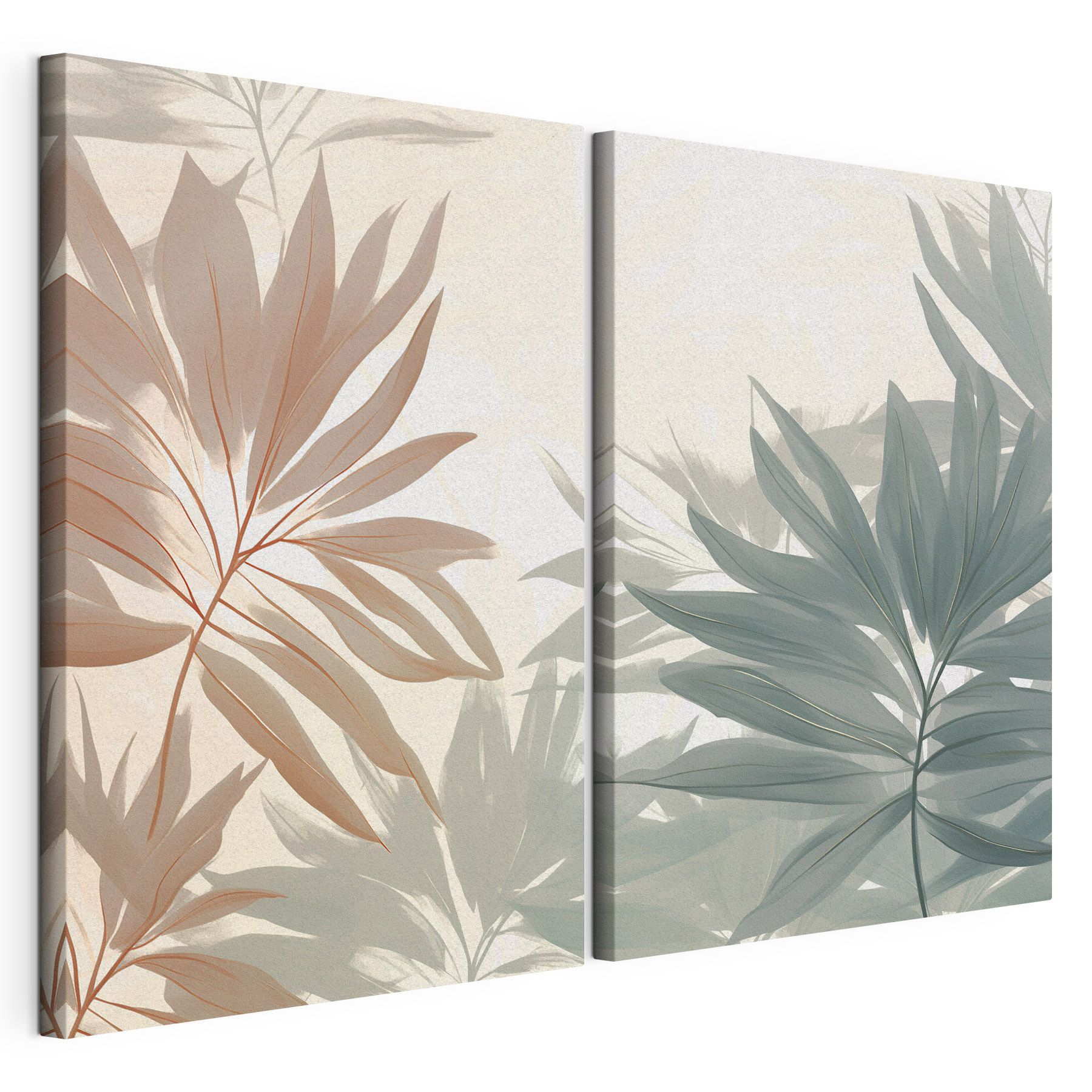 Soft hues of delicate foliage