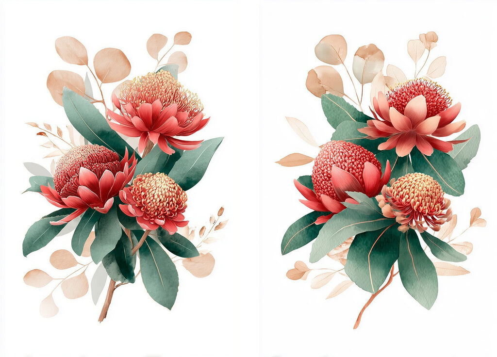 Blooming beauty in soft colors