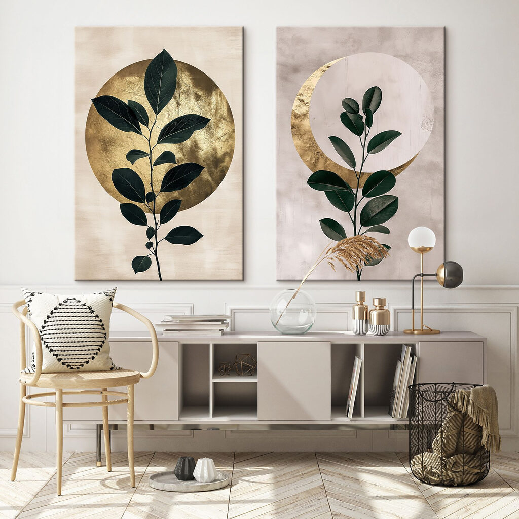 Two pictures of a plant