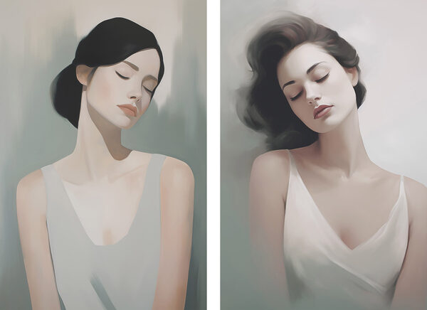 Soft expressions of serene beauty