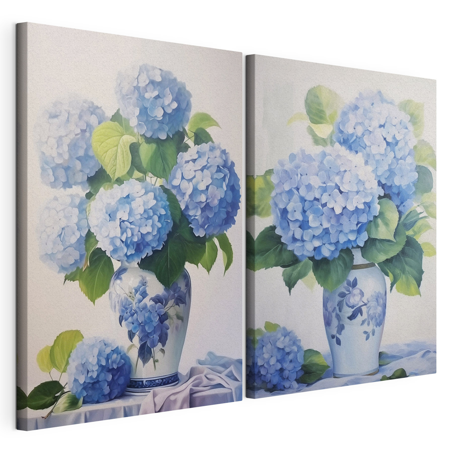 Painting of flowers in a vase