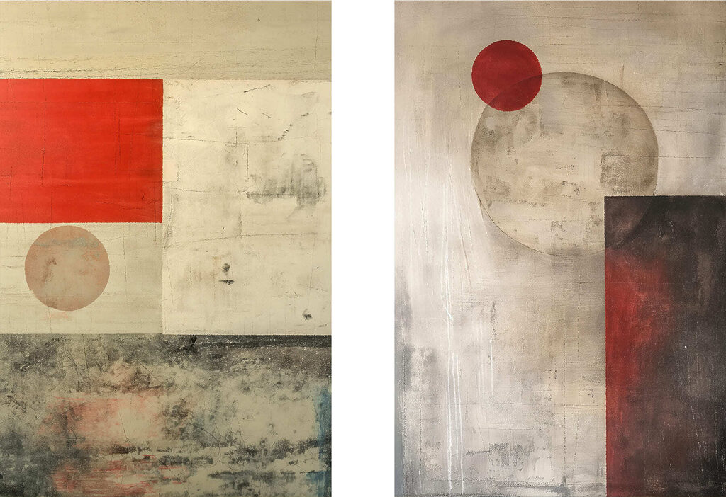 Two art pieces of art
