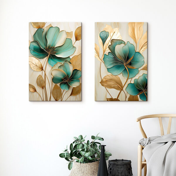 Delicate blooms in vibrant hues