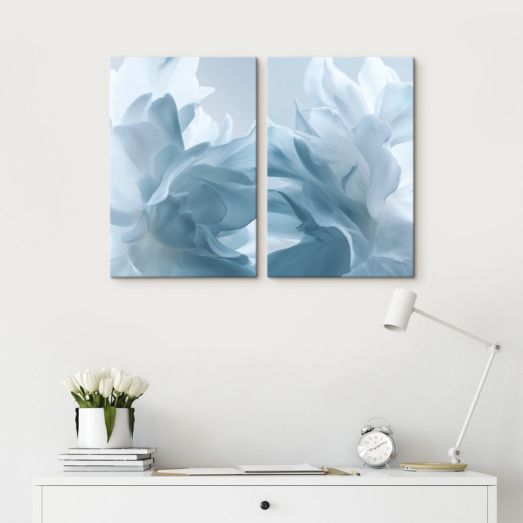 Soft petals in gentle hues