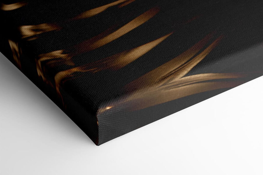 - Striking contrast of colors and textures