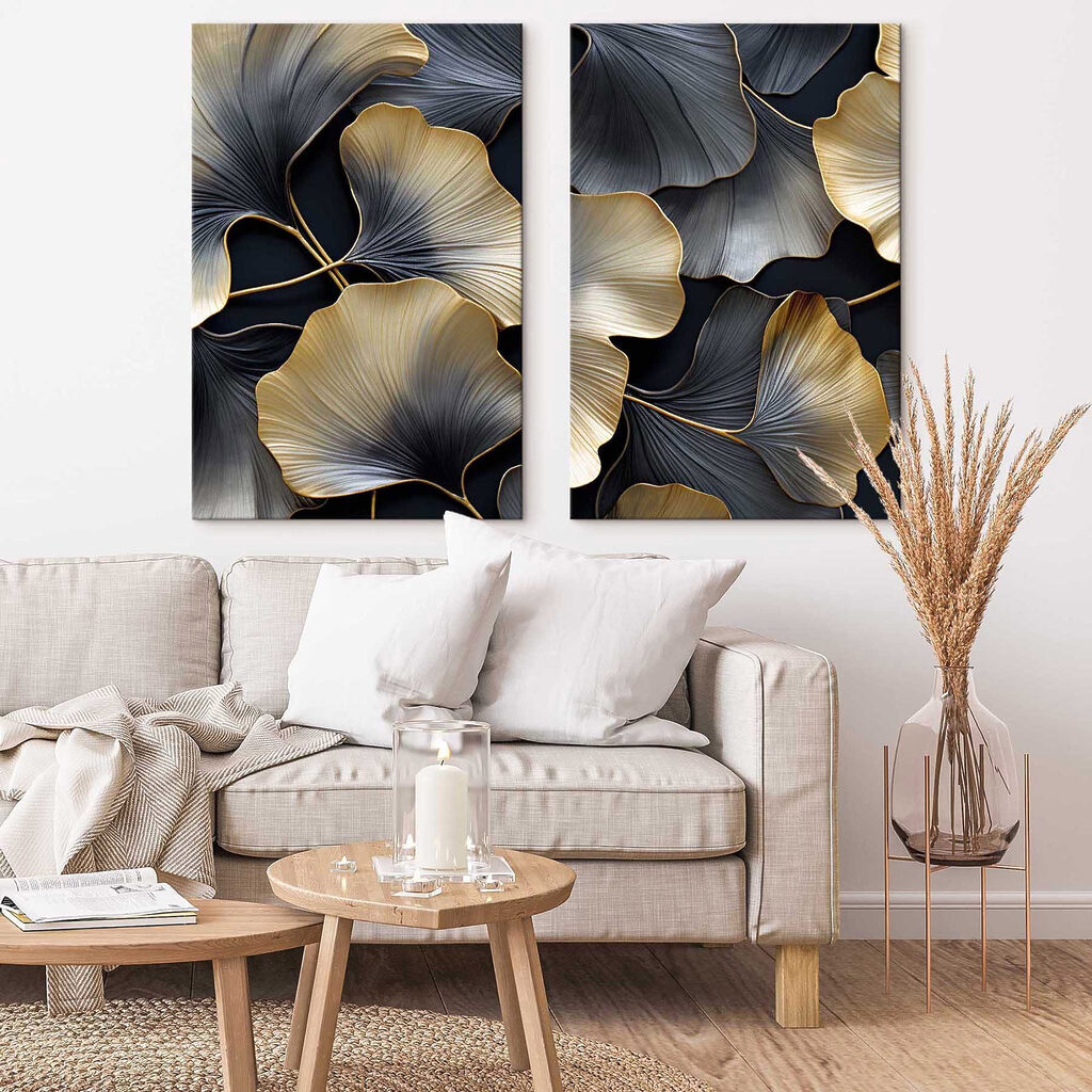 - Elegant leaves in striking contrast