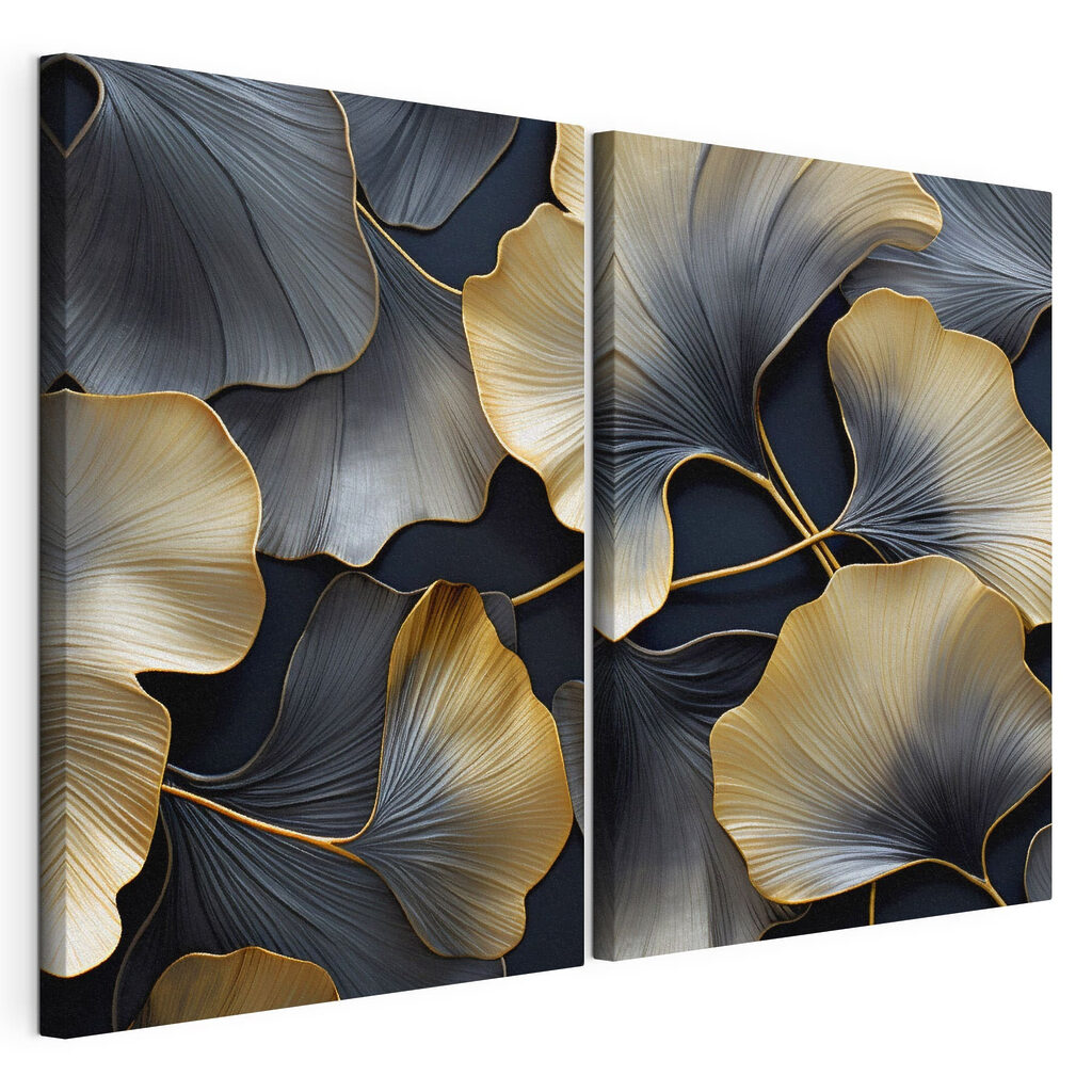 - Elegant leaves in striking contrast