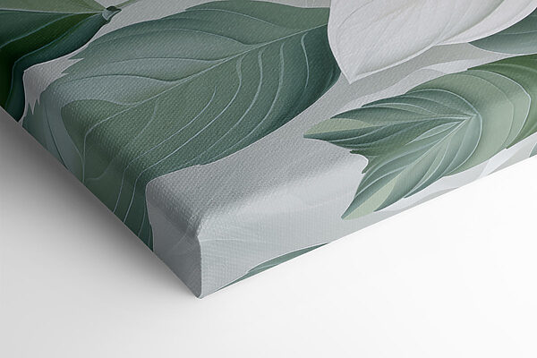 - Serene botanical elegance in soft hues