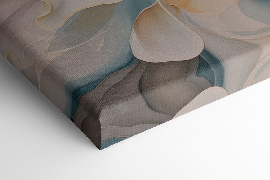 Flowing petals in soft hues