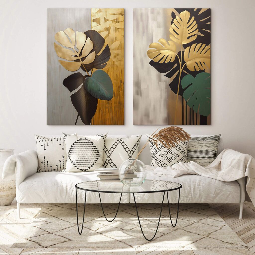 - Tropical foliage with elegant design