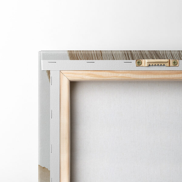 Nature-inspired abstract design in neutrals