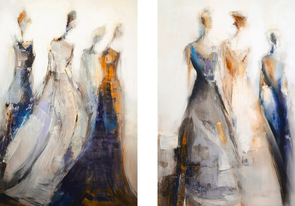 Painting of a group of women