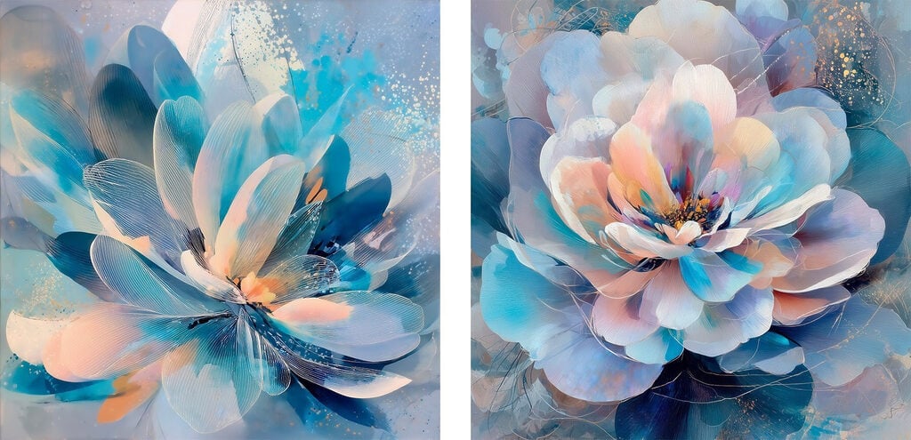 Soft hues of floral elegance