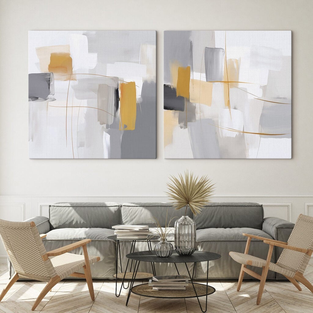 Pair of art pieces
