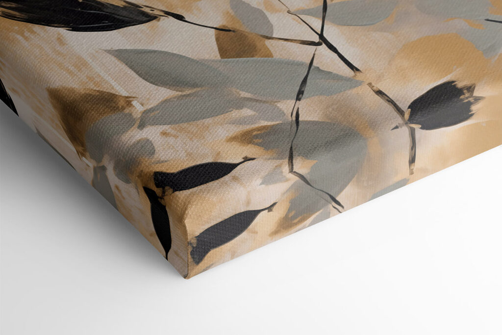 Painting of leaves and branches