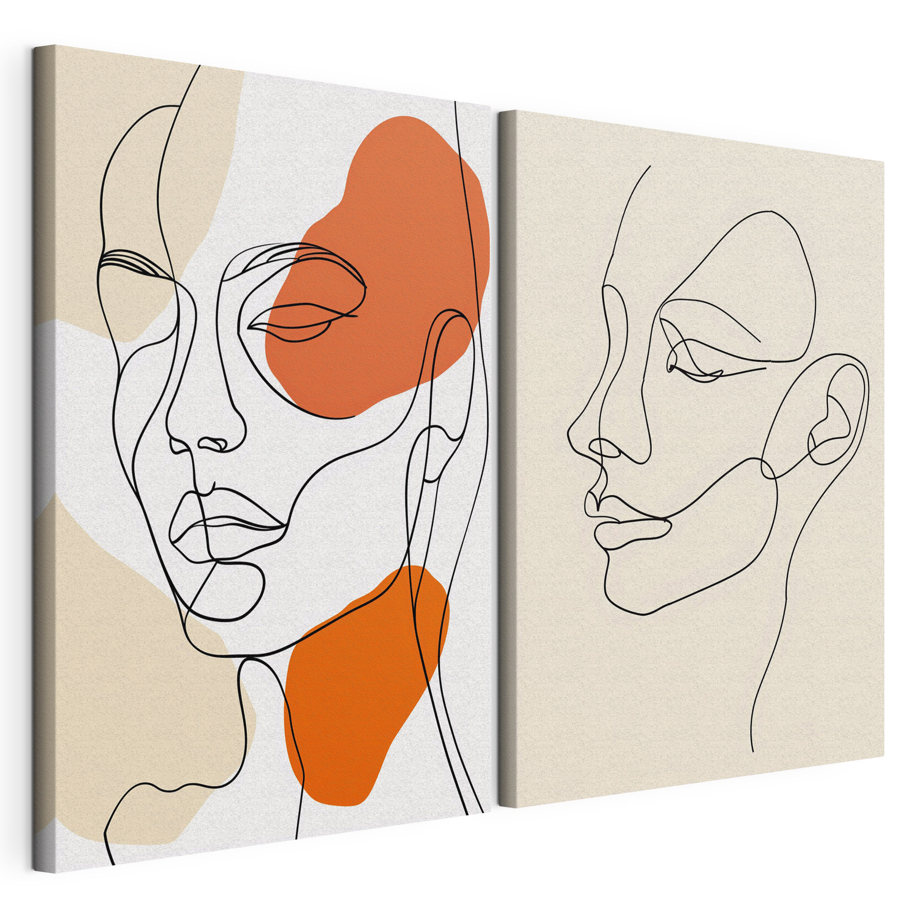 Drawing of a woman's face
