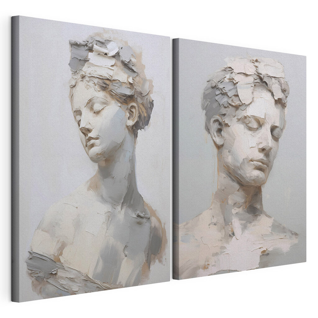 Collage of a woman's head