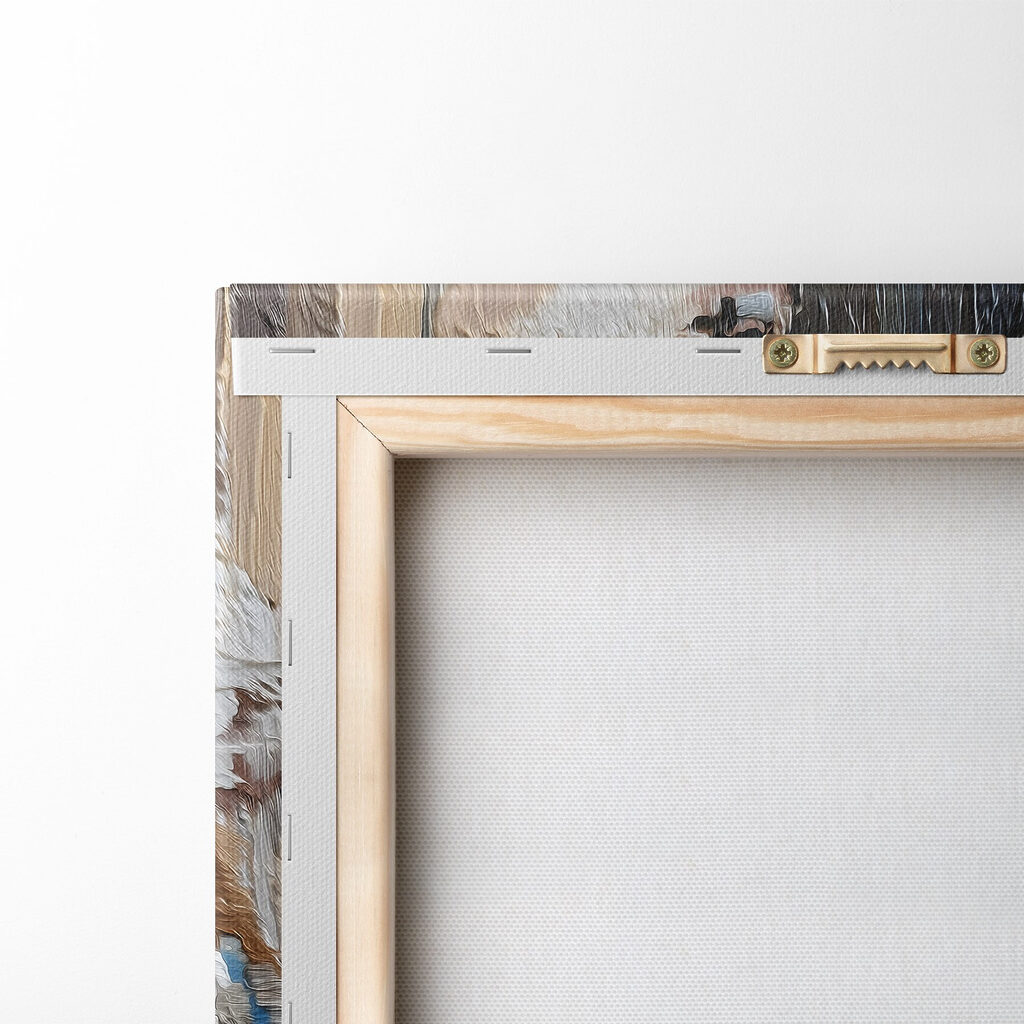 Abstract composition in soft hues