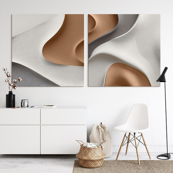 Elegant curves in contrasting shades