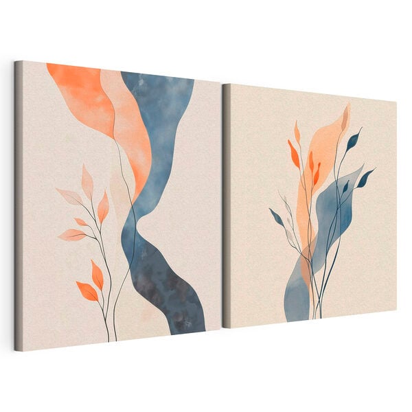 Gentle curves and warm hues combined
