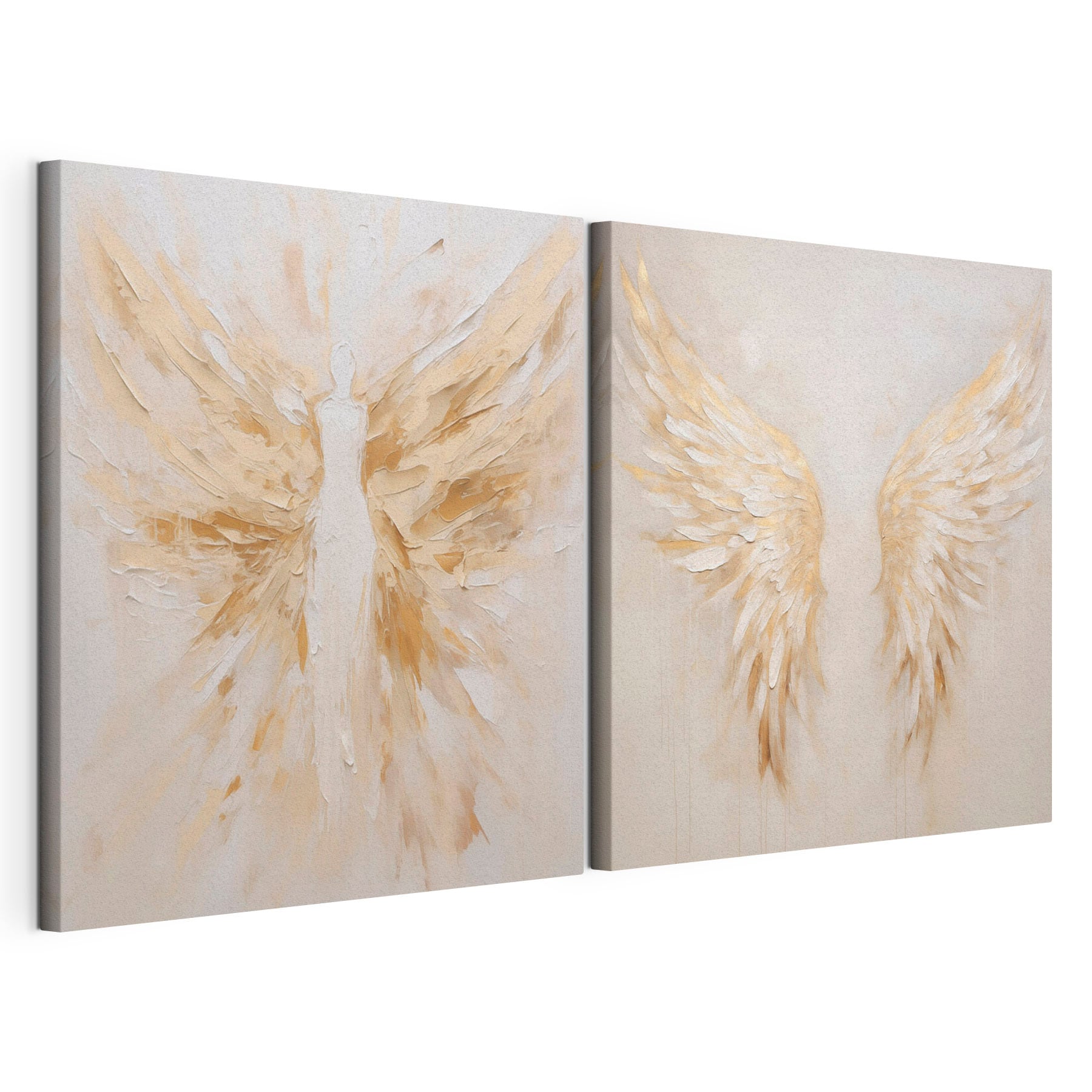 Celestial wings embracing serenity