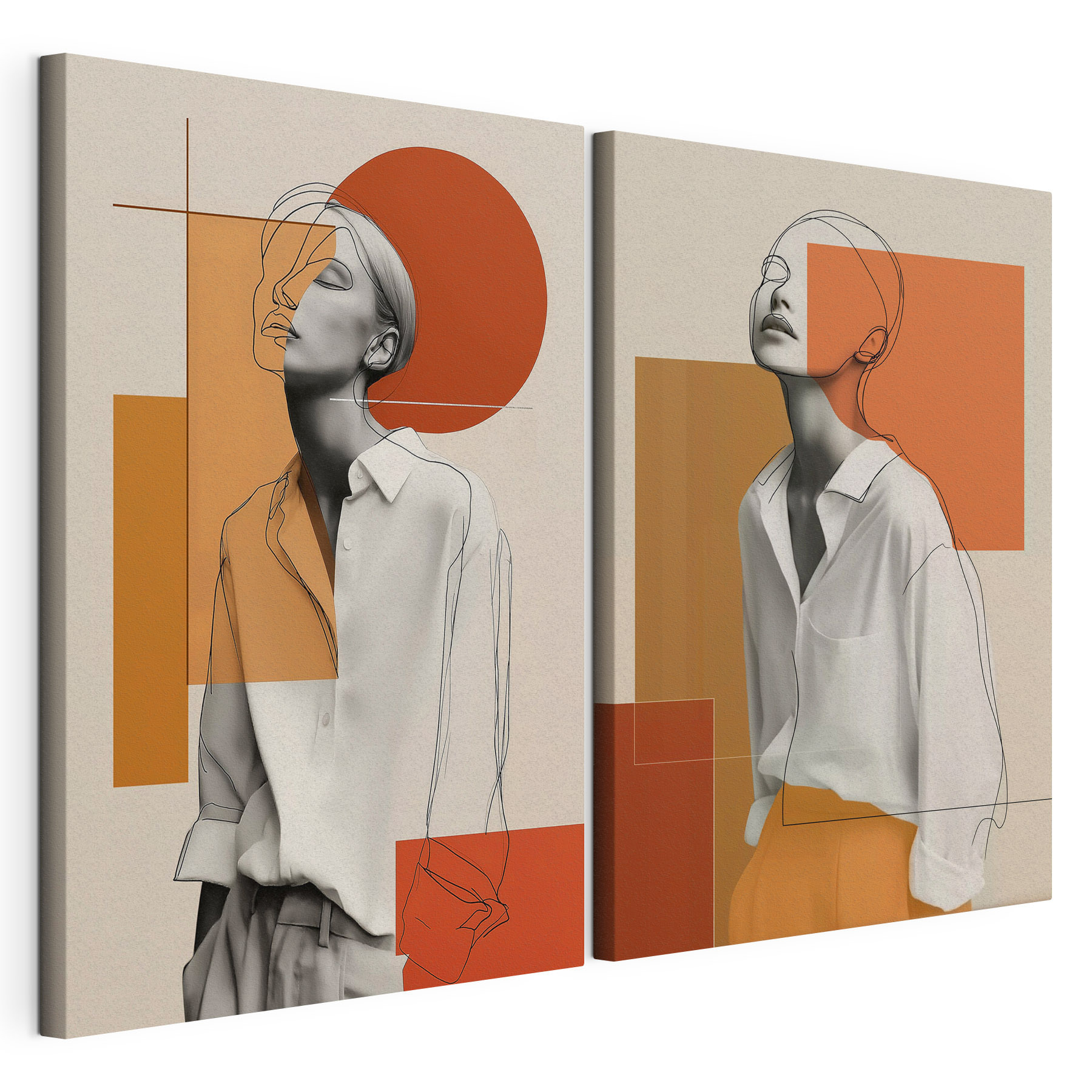 Collage of a woman