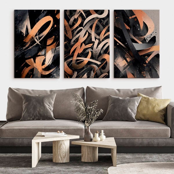 Group of art pieces