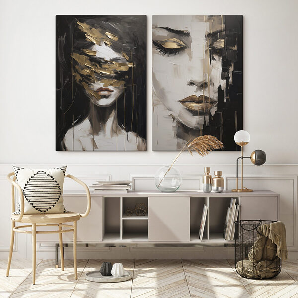 Hidden beauty in elegant contrasts