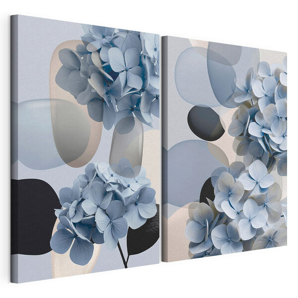 Stampa su tela modulare Collage di fiori