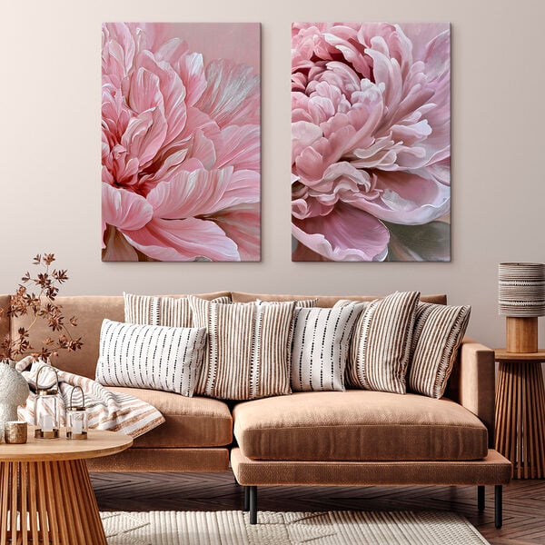 Soft petals in delicate pink hues