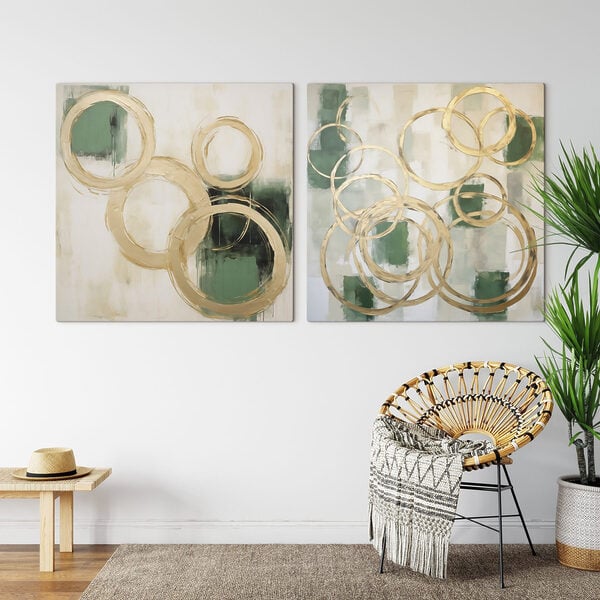 Painting of circles and circles