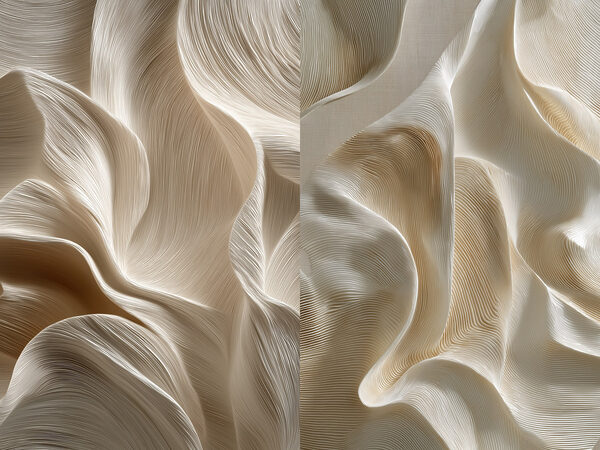 Flowing patterns in soft hues