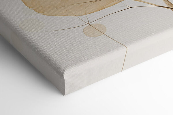 Delicate leaves in soft tones