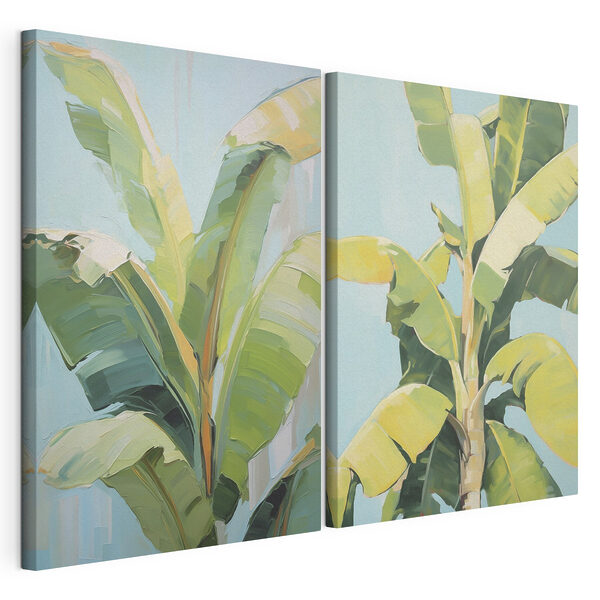 Painting of a banana tree