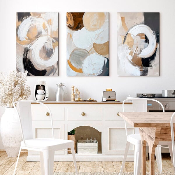 Group of art pieces