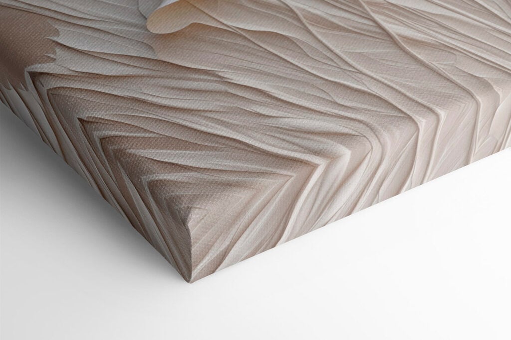 Delicate floral relief design displayed elegantly