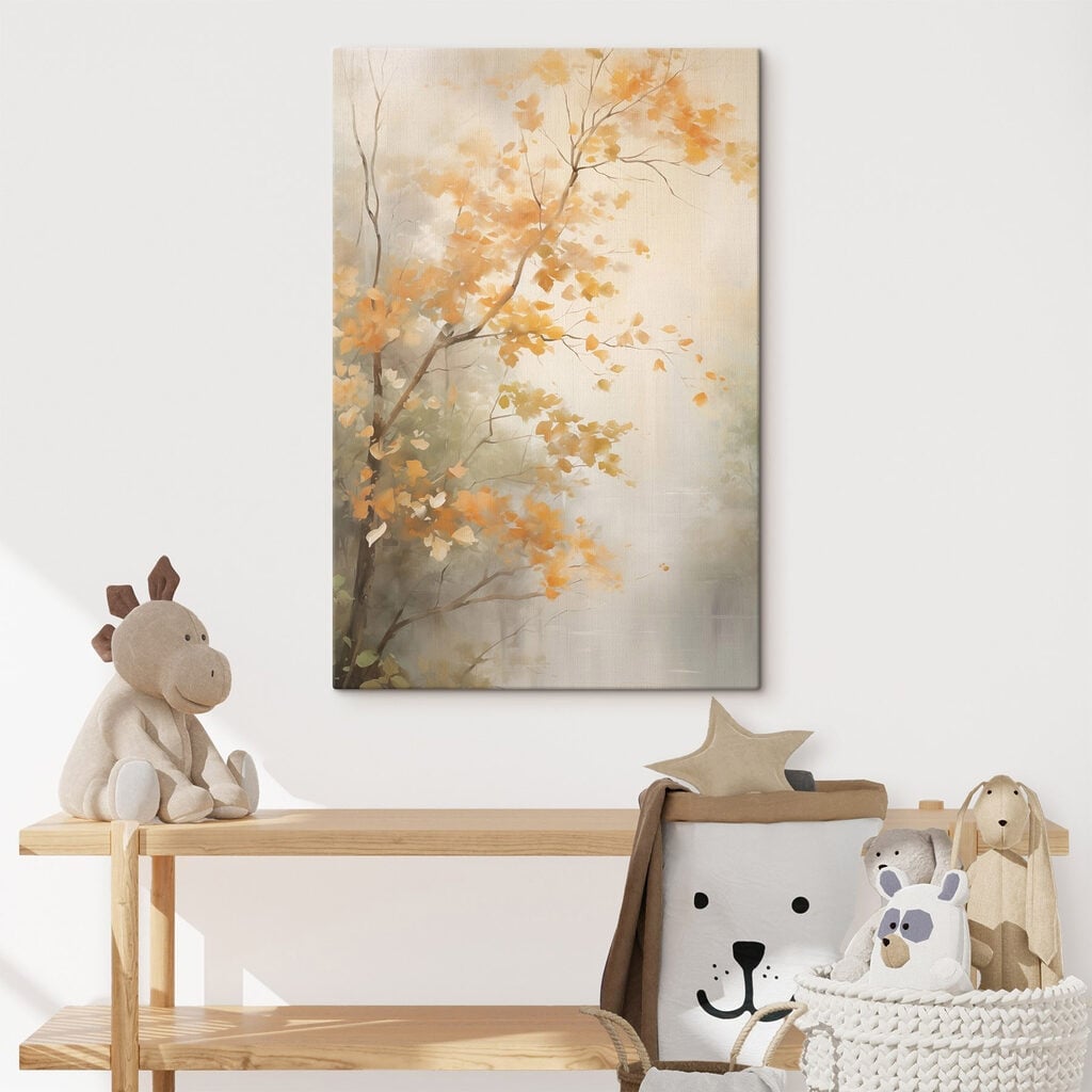 Tree with yellow leaves