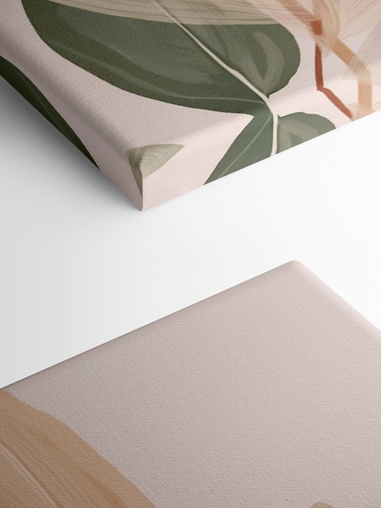 Soft hues of delicate leaves