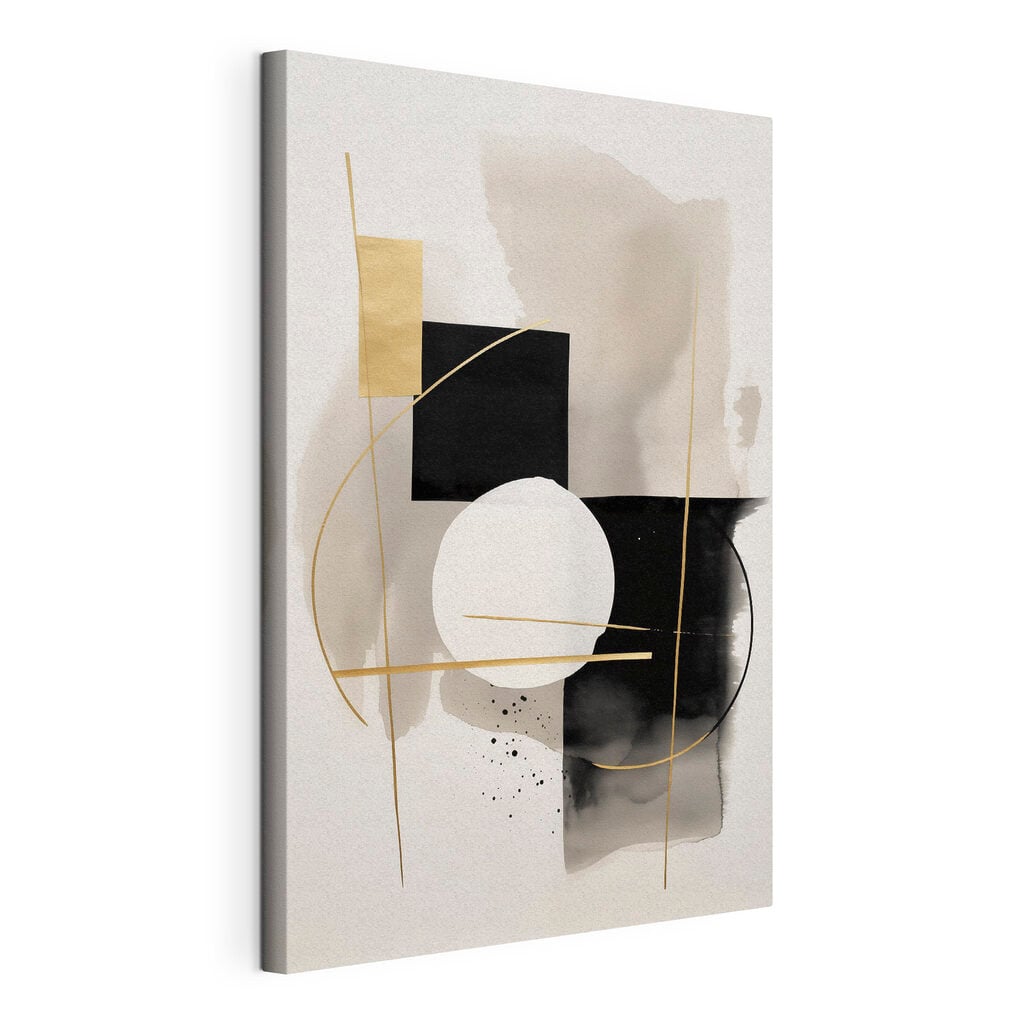 Minimalistic abstract design in neutral tones