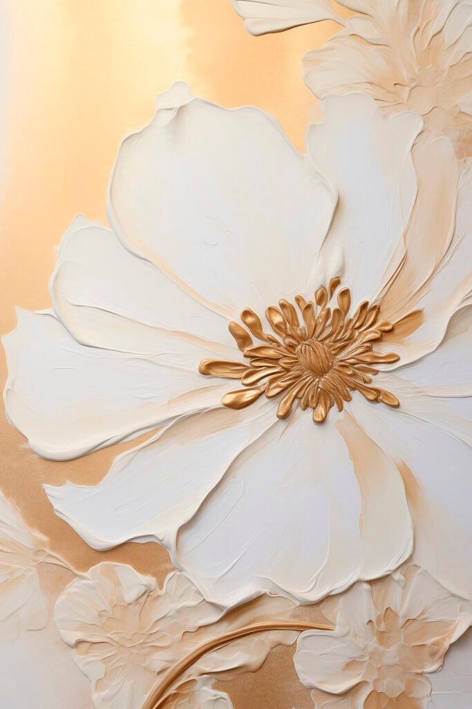 Floral elegance in soft colors