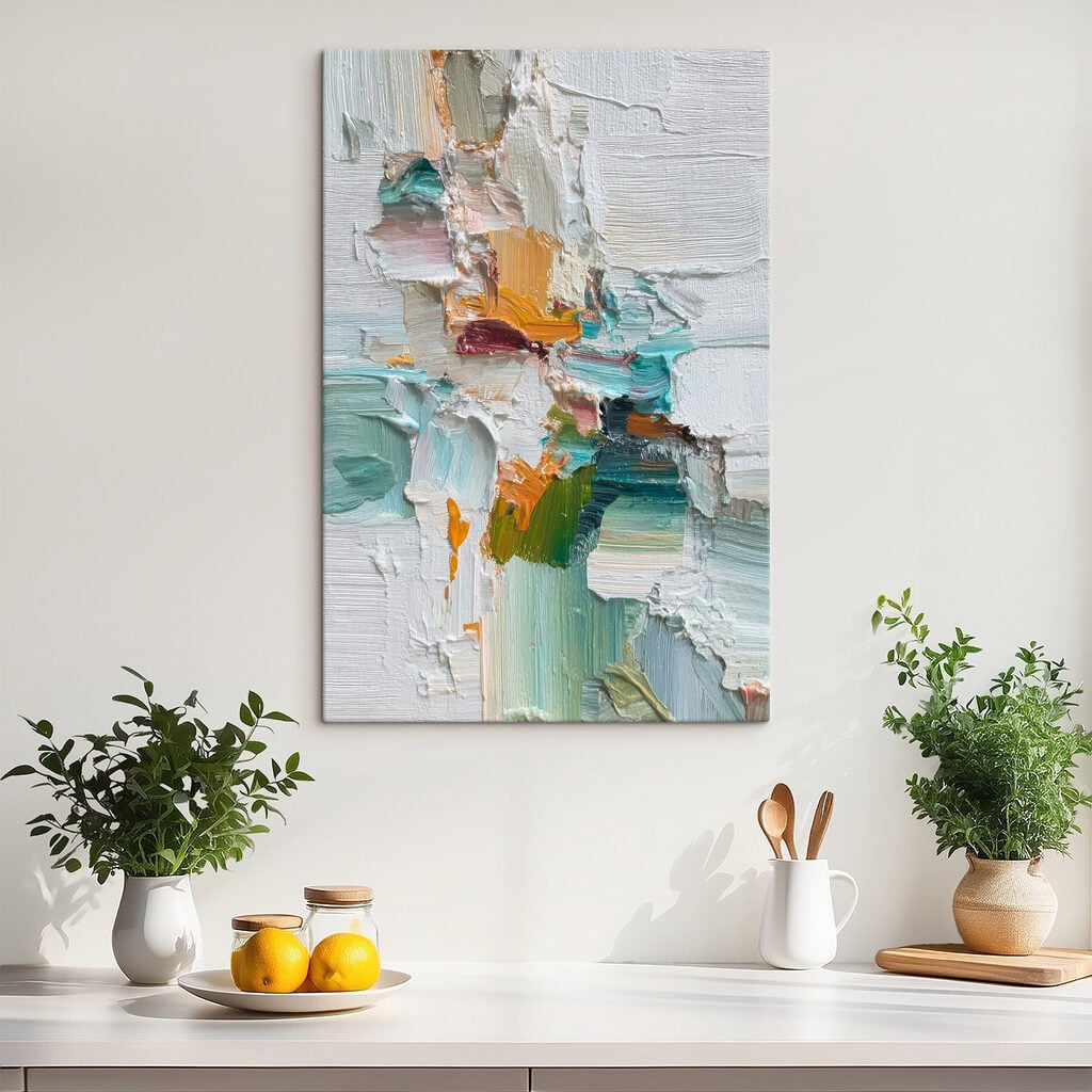 Vibrant palette of abstract colors