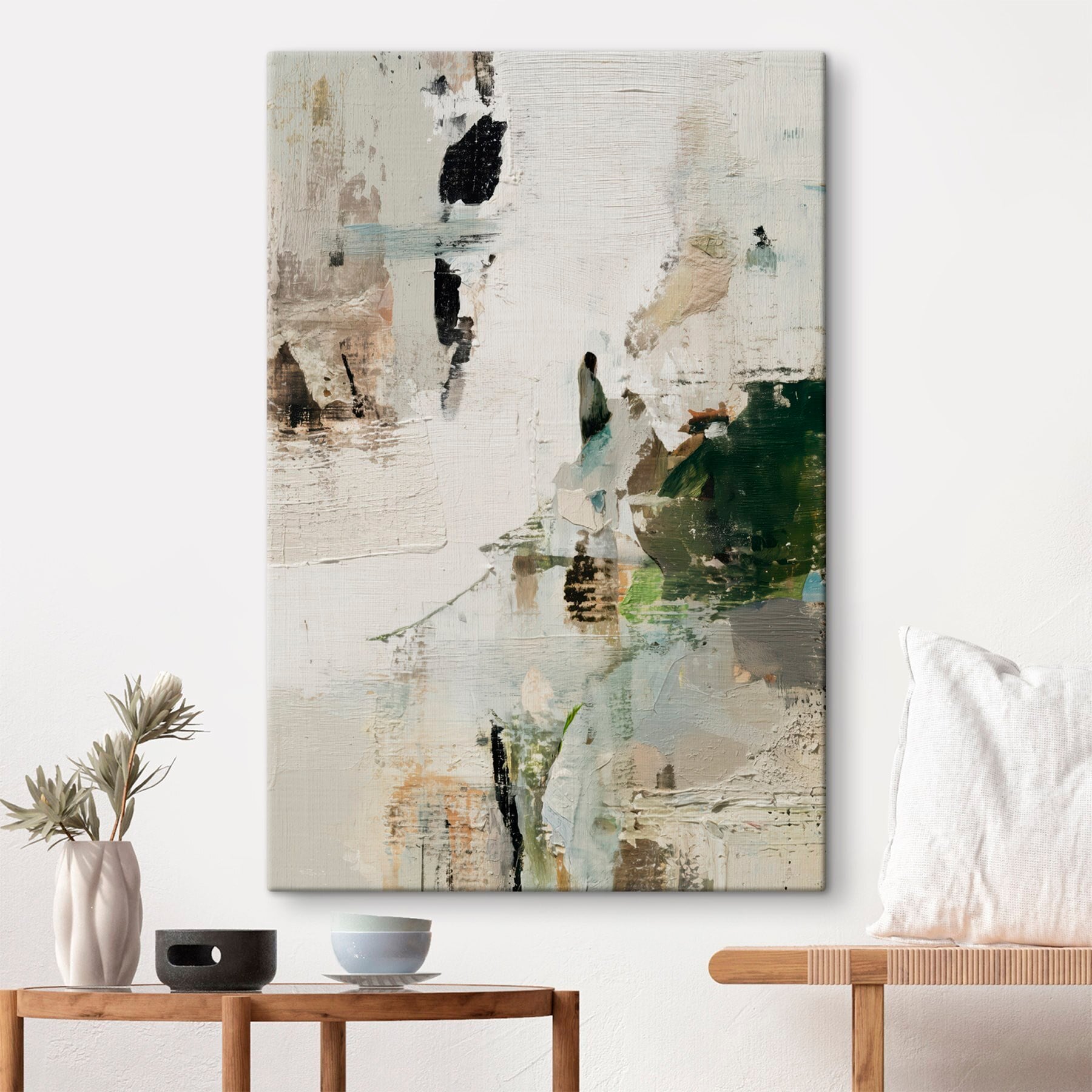 Abstract textures in soft colors