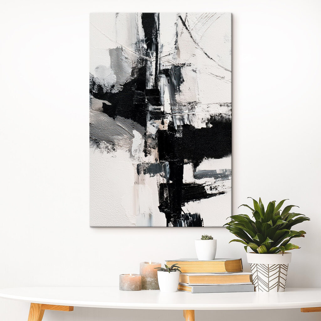 Black and white painting