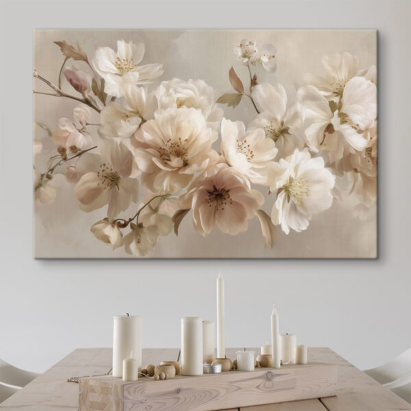 Quadri Quadri Mazzo di fiori bianchi (COD: s47646)