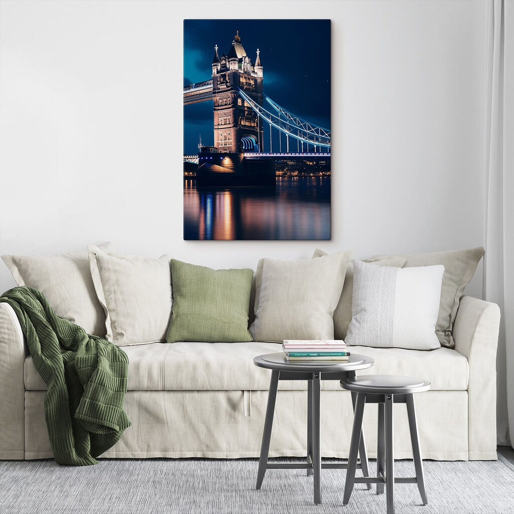 Bridge with a castle on it