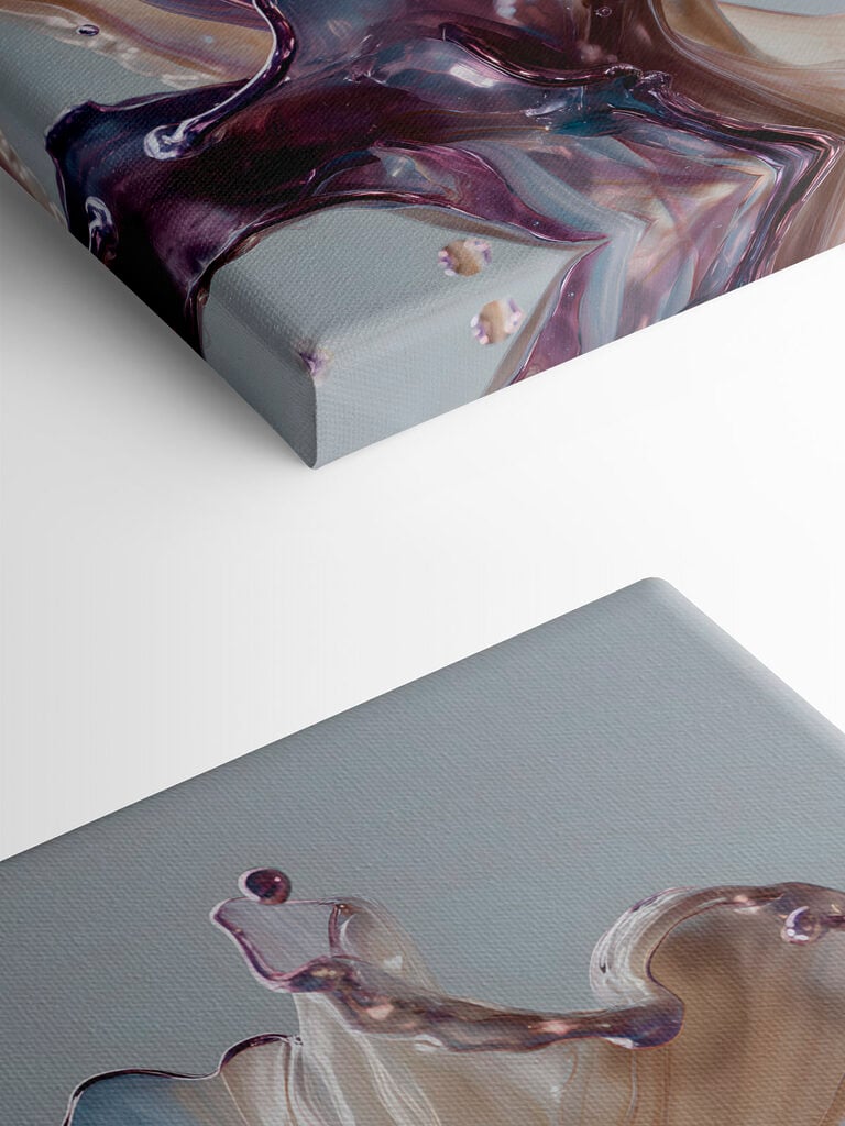 Flowing colors in harmonious motion