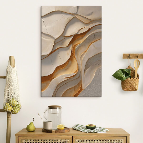 Quadri Onde di texture e colori sovrapposti
