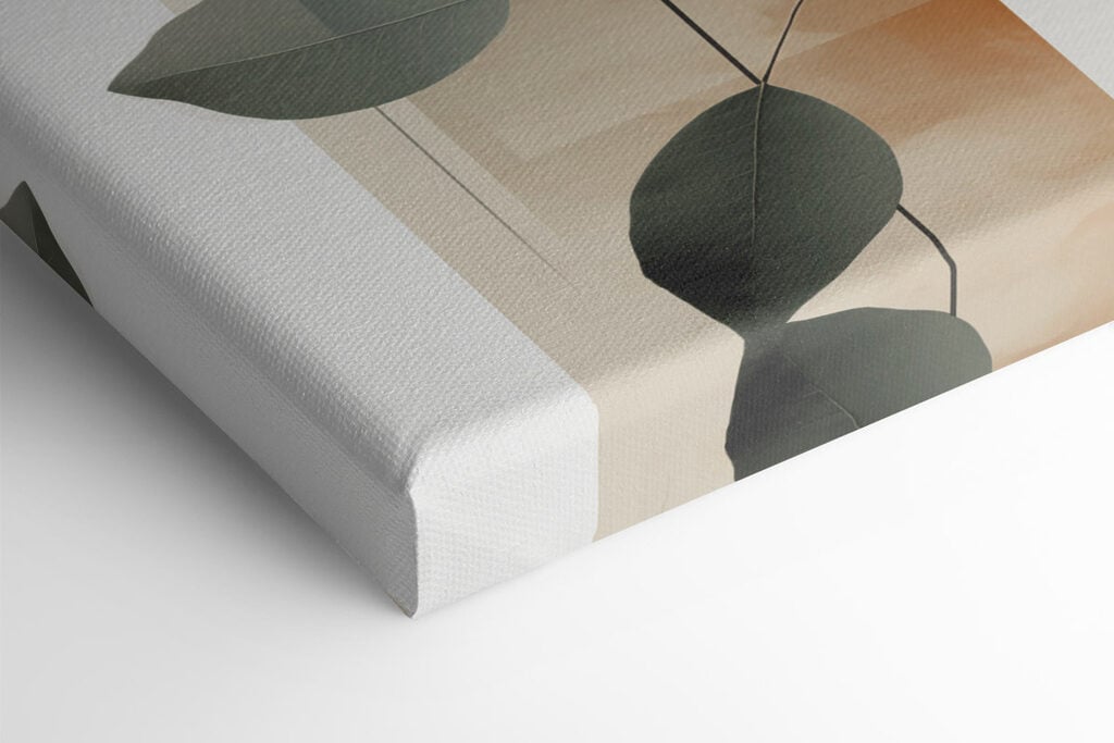 Serene botanical composition in soft hues
